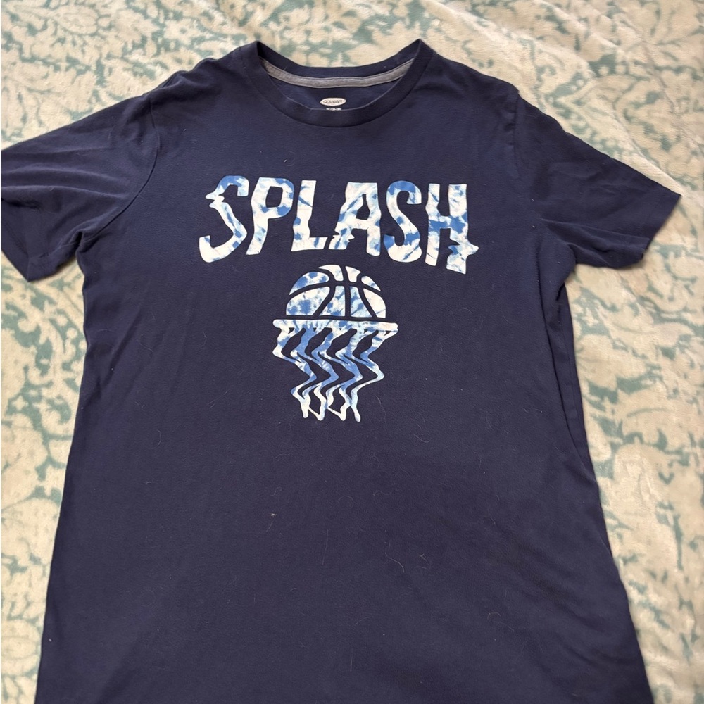 Navy Blue Graphic T-Shirt